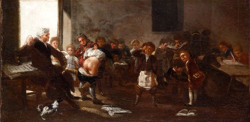 «Художник:Франсиско де Гойя (Francisco de Goya) «1785, Порка или школьная сцена»?»