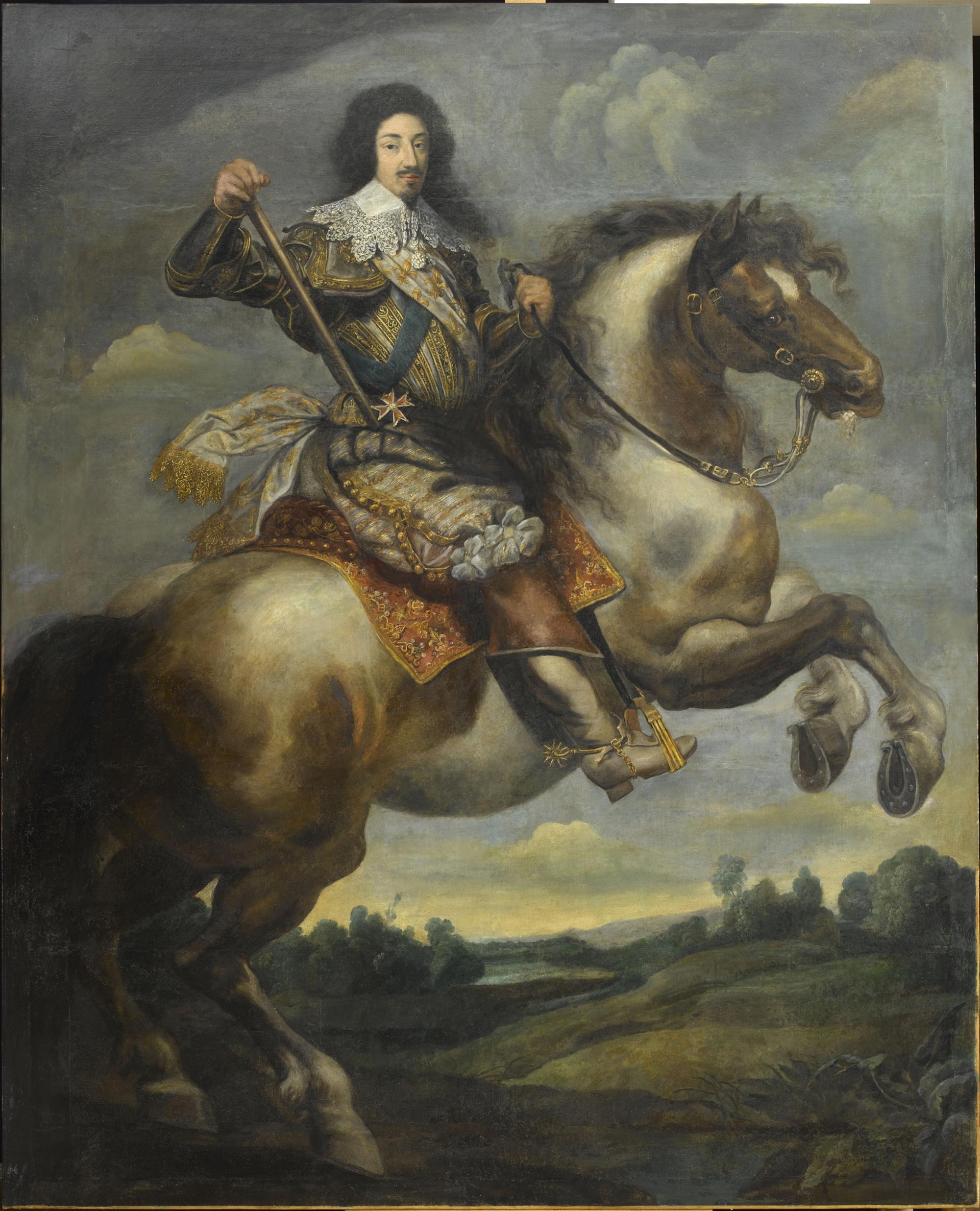 «конный портрет Карла 1?»