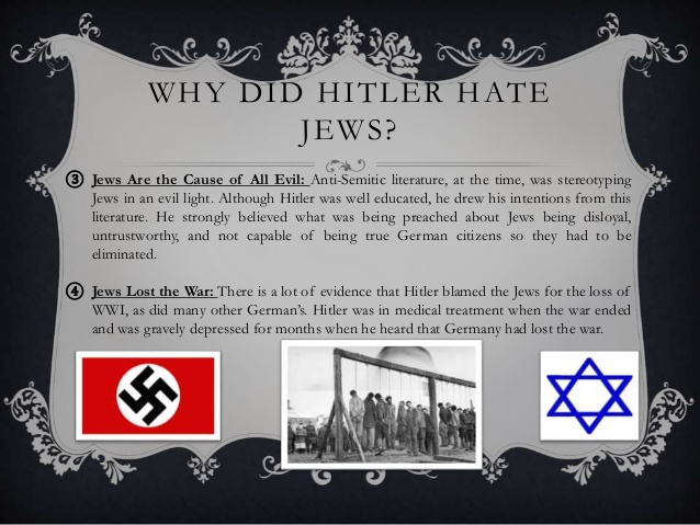 почему Гитлер истреблял евреев