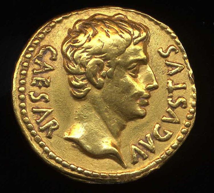 монета юлий цезарь