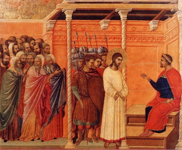 Почему Понтий Пилат " умыл руки ", предавая Христа ? 