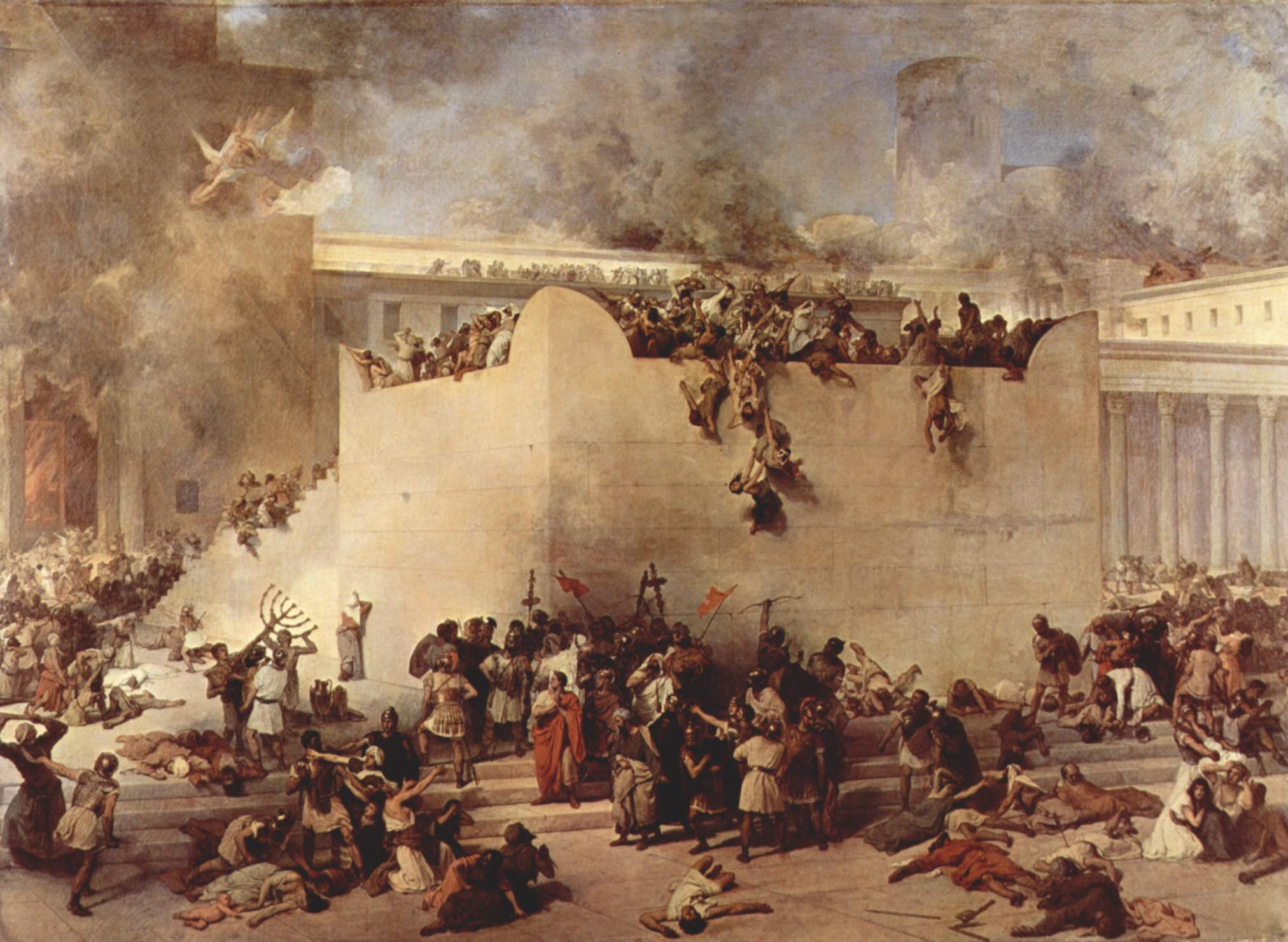 Осада и уничтожение Иерусалима римлянами под командованием Тита, 70 г. н.э.